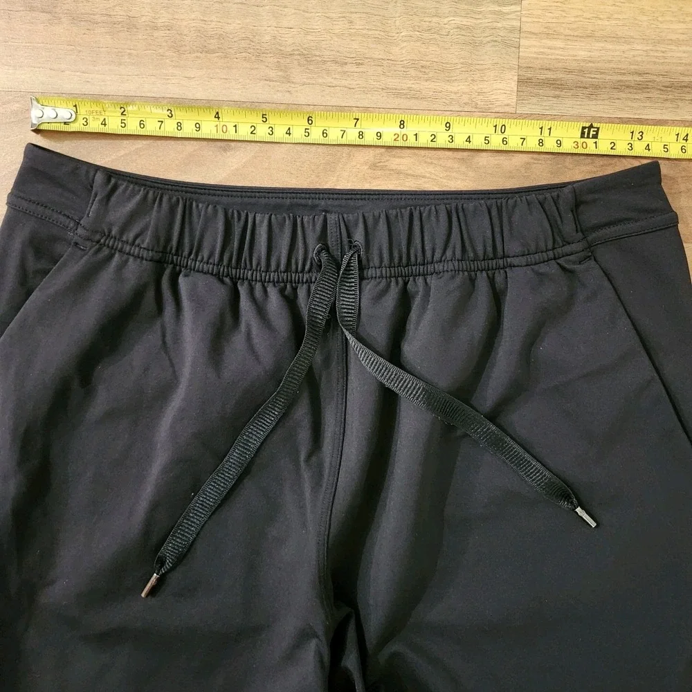 Lululemon Black Pants Slim-Fit Womens Size 4 Drawstring 4-Pocket